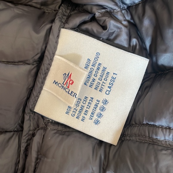 Moncler Lans Puffer Jacket Size 00 Gray - Picture 11 of 16